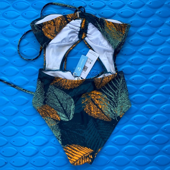 Multicolored Tropical One Piece Monokini - Picture 3 of 3